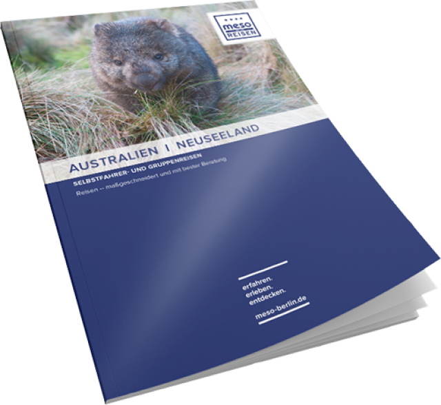 Cover unseres neuen Australien/Neuseeland Magaloges