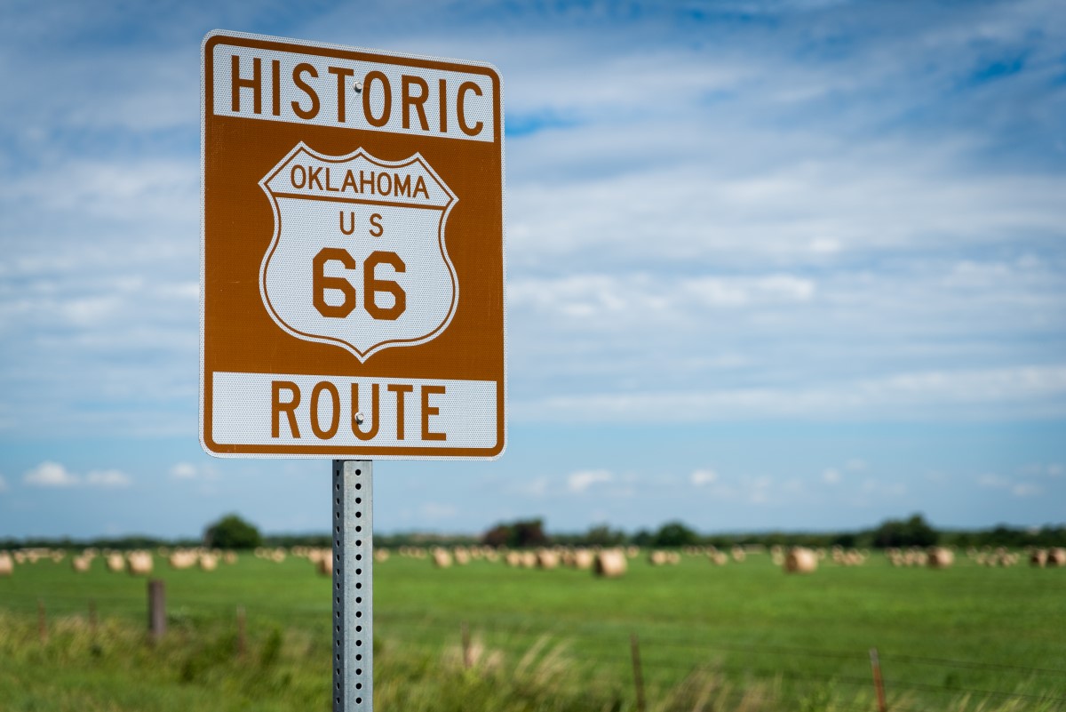 Route 66 Schild